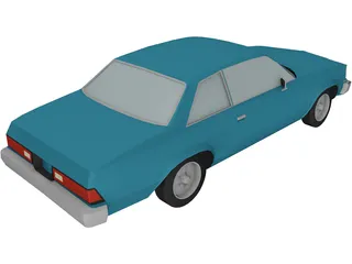Chevrolet Malibu (1978) 3D Model preview