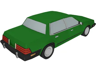 Pontiac 6000 (1984) 3D Model preview