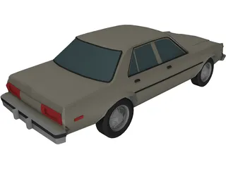 Plymouth Aspen (1981) 3D Model preview