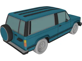 Isuzu Trooper (1986) 3D Model preview