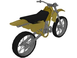 Kawasaki KX-80 (1982) 3D Model preview