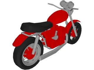 Yamaha 650 (1976) 3D Model preview