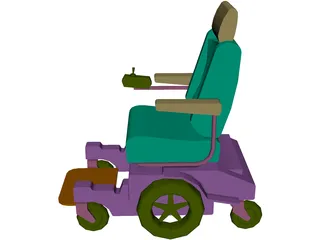 Pronto Wheelchair 3D Model preview