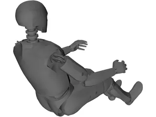 Crash Test Dummy 3D Model preview
