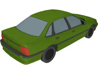 Opel Vectra (1990) 3D Model preview