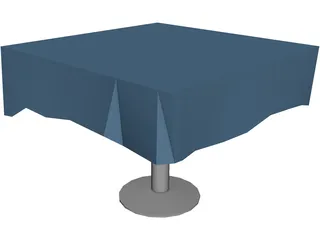 Table Cloth Princeton 3D Model preview