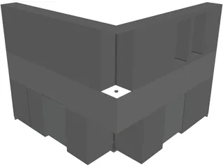 Kitchen Complete 3D Model preview
