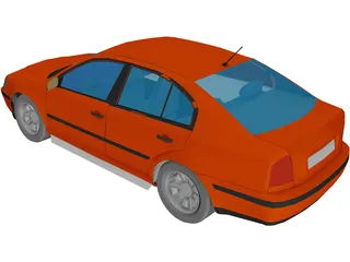 Skoda Octavia 3D Model preview