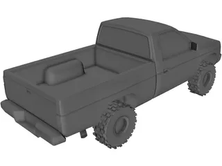 Nissan Pickup (1996) 3D Model preview