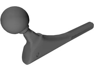 Hip Prosthesis 3D Model preview