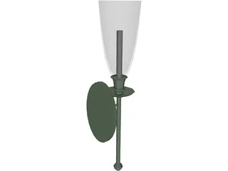 Lamp Wall 3D Model preview