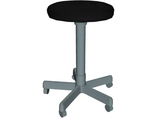 Stool 3D Model preview