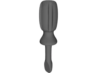 Toy Screwdriver 3D Model preview