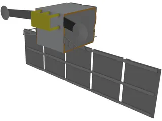Space Based Infrared Satellite (SBIRS) 3D Model preview