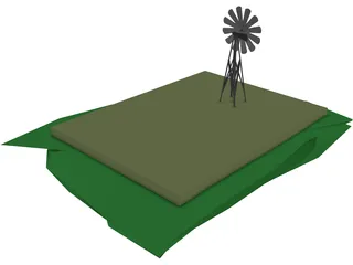 Windmill 3D Model preview