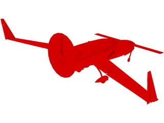 Rutan VariEze 3D Model preview