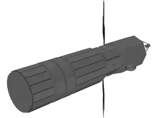 Satellite Zenith 3D Model preview