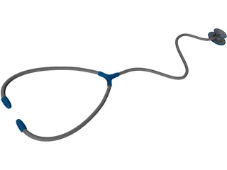 Stethoscope 3D Model preview