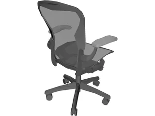 Aeron Chair 3D Model preview