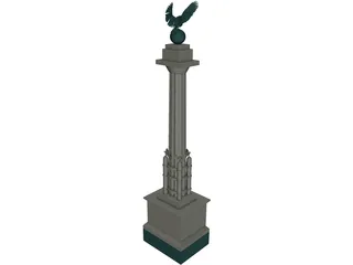 Prospect Park Entry Pillar 3D Model preview