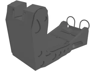 Ejection Seat 3D Model preview