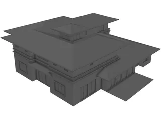 California House 3D Model preview