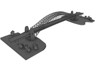 Iron Bridge 3D Model preview
