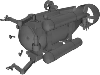 Submersible 3D Model preview