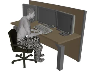 Console 3D Model preview