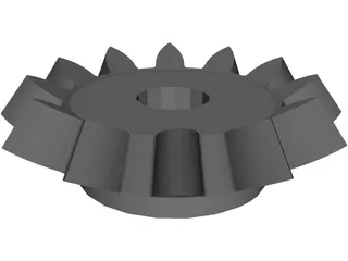 Bevel Pinion 3D Model preview