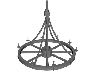Lustre Far-West 3D Model preview