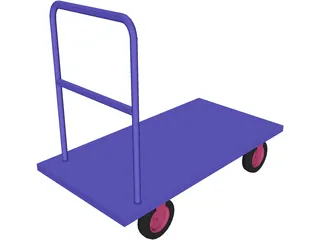 Pushcar 3D Model preview
