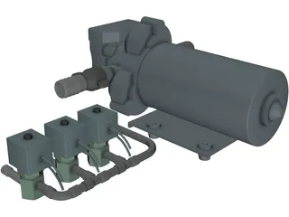 AC&R Circ Pump and TXVs 3D Model preview