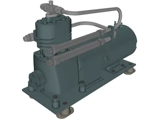 AC&R Compressor 3D Model preview