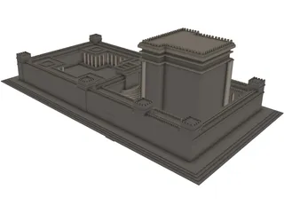 Second Temple 3D Model preview