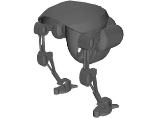 Martian Bombard 3D Model preview