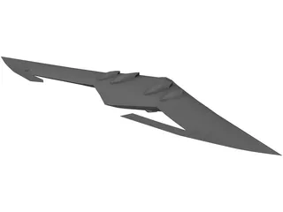 B-2 Stealth Bomber 3D Model preview