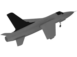 F-105 Thunderchief 3D Model preview