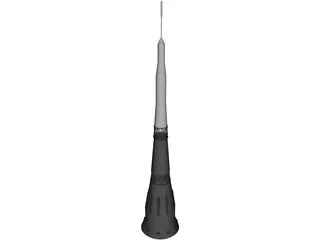 Soviet N1 Moon Rocket 3D Model preview
