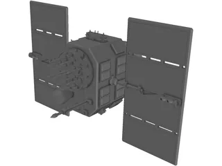 Navstar Satellite 3D Model preview
