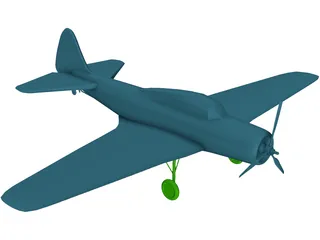 Douglas TBD-1 Devastator 3D Model preview