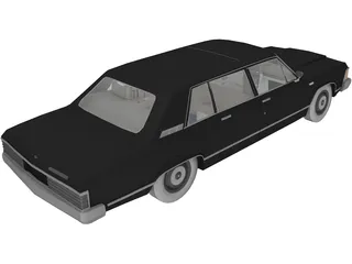 GAZ-14 Chaika (1977) 3D Model preview