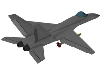 F-18 3D Model preview