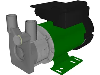 Electric Pump 3D Model preview