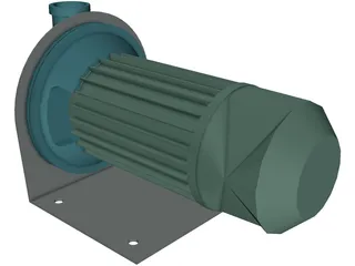 Electric Pump 3D Model preview