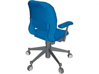 Office Chair 3D Model preview