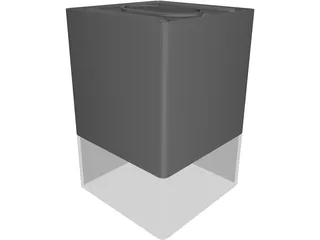 Apple Cube 3D Model preview