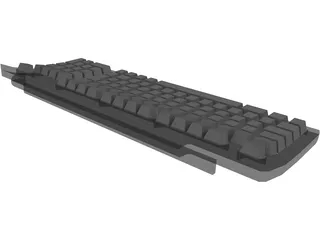 Keyboard Apple 3D Model preview