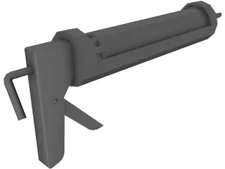 Sealant Caulking Gun 3D Model preview