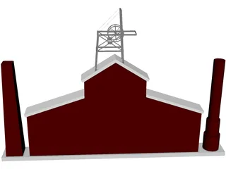 Mining Monument 3D Model preview